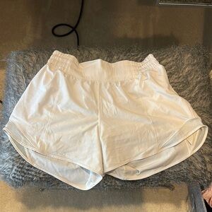 Cream Lululemon Shorts